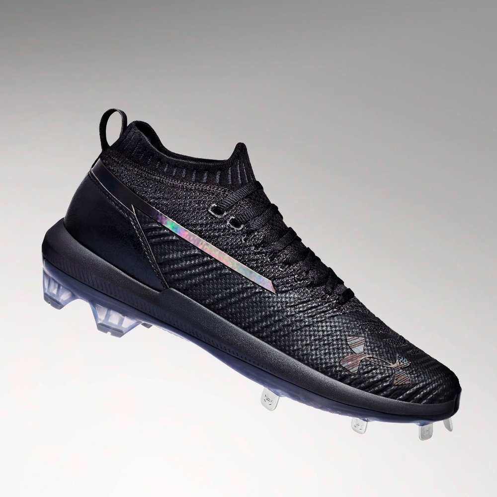 ‼️SALE‼️ Under Armour MVP Bryce Harper 3 RARE BLACK LOW CLEAT Mens Size 7.5
